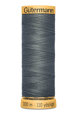 744484-6604 - GUTERMANN NATURAL COTTON THREAD 100m 6604 DARK GREY