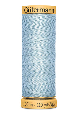 744484-6617 - GUTERMANN NATURAL COTTON THREAD 100m 6617 MILD BLUEY GREY