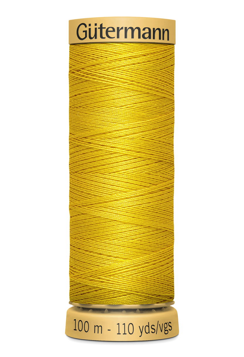 744484-688 - GUTERMANN NATURAL COTTON THREAD 100m 0688 DAFFODIL