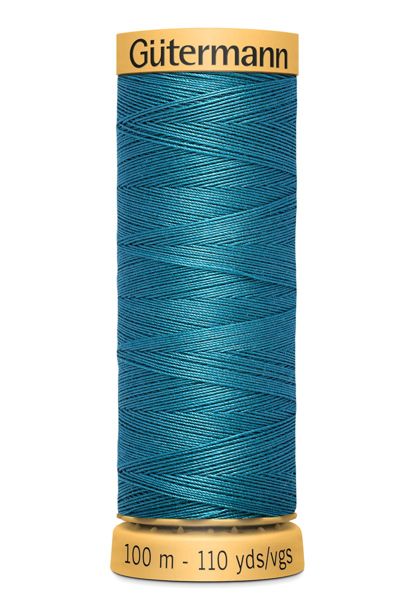 744484-6934 - GUTERMANN NATURAL COTTON THREAD 100m 6934 BLUE