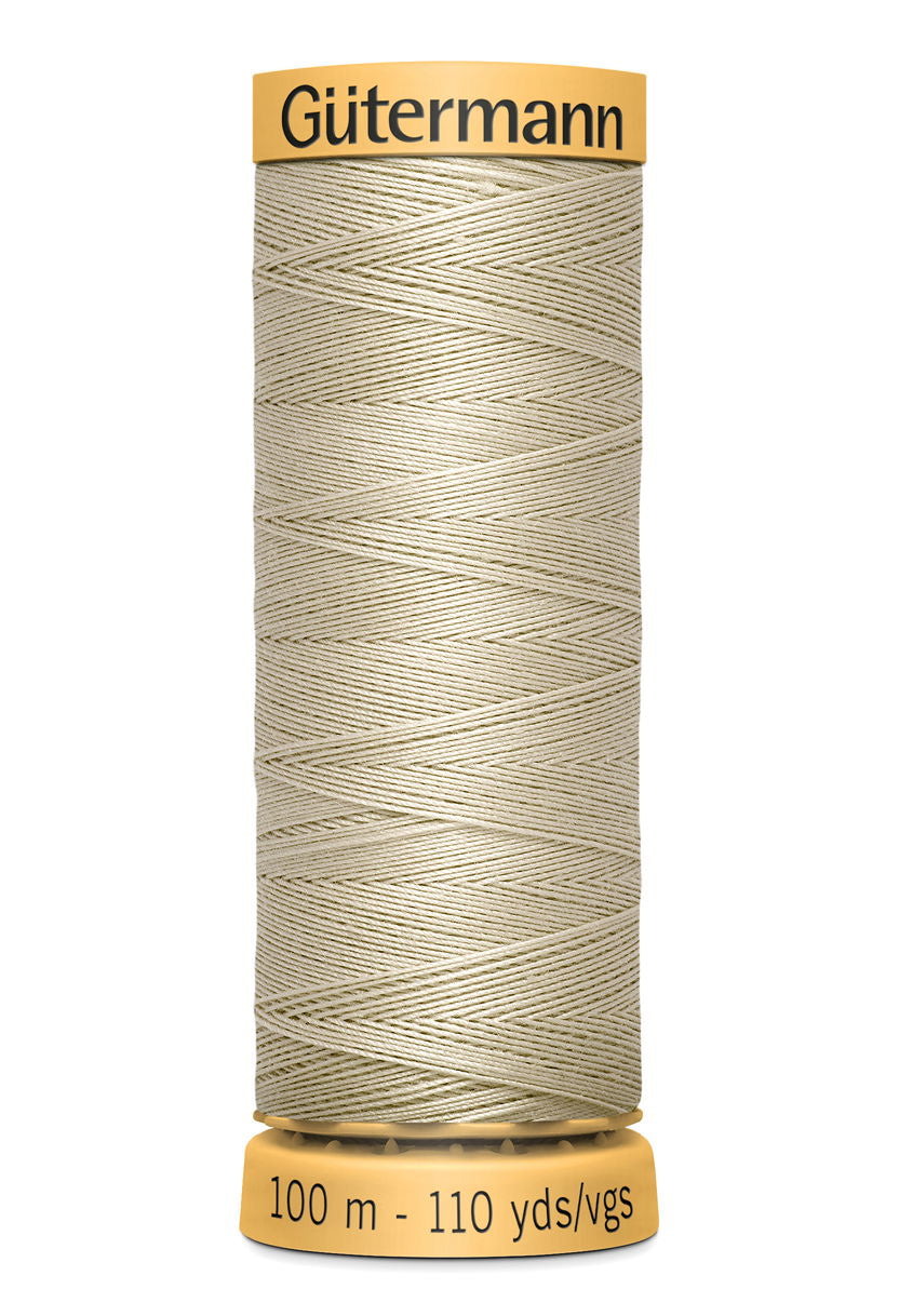 744484-718 - GUTERMANN NATURAL COTTON THREAD 100m 0718 LIGHT PETROL
