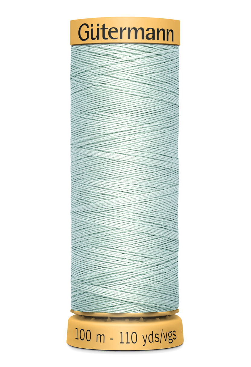 744484-7318 - GUTERMANN NATURAL COTTON THREAD 100m 7318 LIGHT GREY