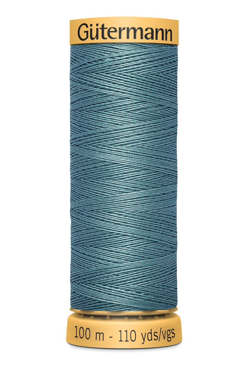 744484-7325 - GUTERMANN NATURAL COTTON THREAD 100m 7325 PETROL