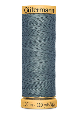 744484-7414 - GUTERMANN NATURAL COTTON THREAD 100m 7414 DARK DUSKY BLUE