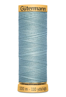 744484-7416 - GUTERMANN NATURAL COTTON THREAD 100m 7416 BLUE GREY