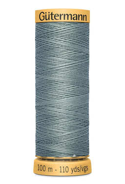744484-7916 - GUTERMANN NATURAL COTTON THREAD 100m 7916 LIGHT DUSKY BLUE