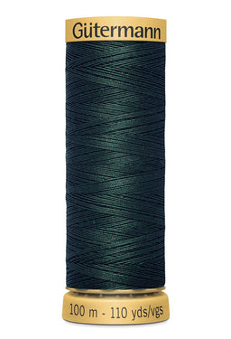 744484-8113 - GUTERMANN NATURAL COTTON THREAD 100m 8113 DARK GREEN