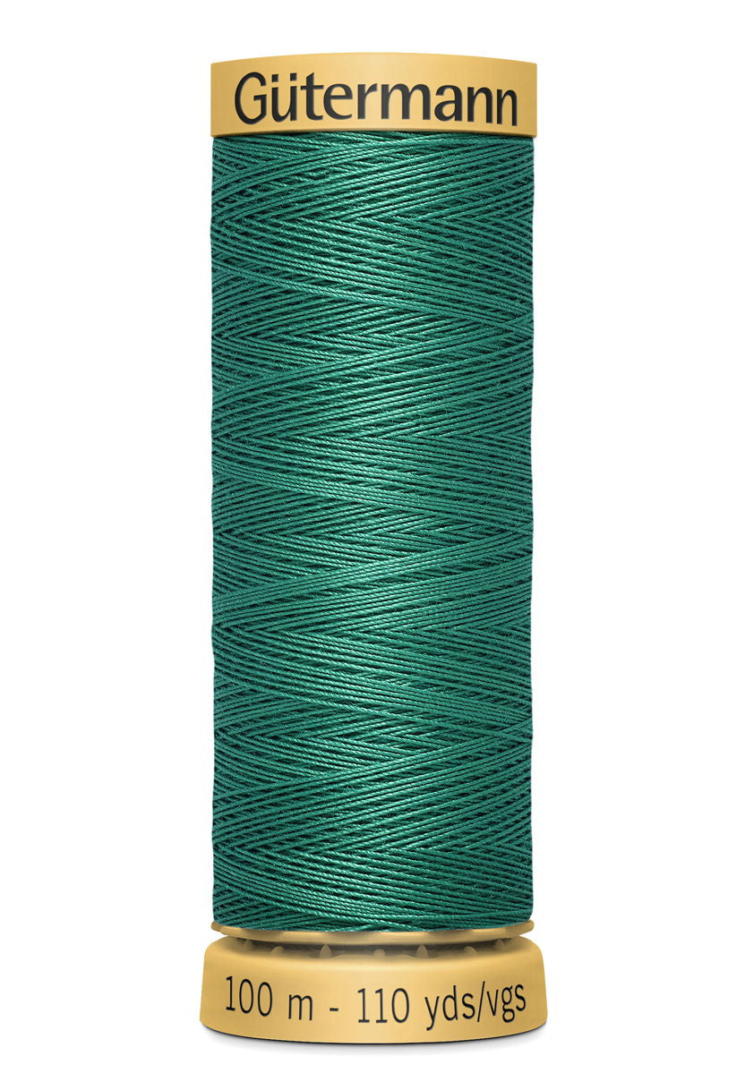 744484-8244 - GUTERMANN NATURAL COTTON THREAD 100m 8244 GREEN