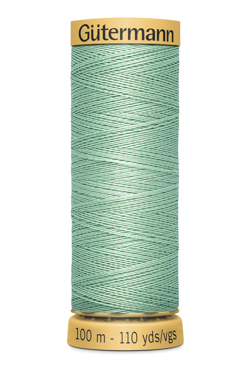 744484-8727 - GUTERMANN NATURAL COTTON THREAD 100m 8727 DARK MINT
