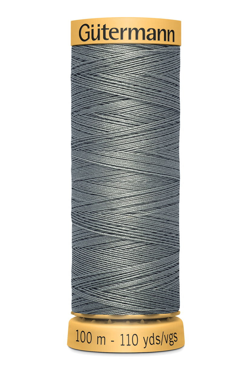 744484-9005 - GUTERMANN NATURAL COTTON THREAD 100m 9005 GREY