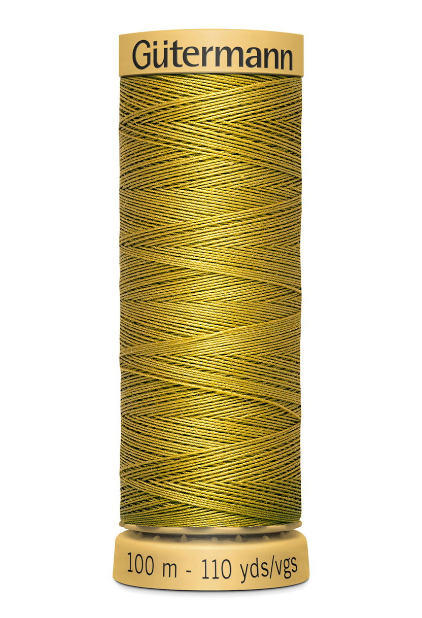 744484-956 - GUTERMANN NATURAL COTTON THREAD 100m 0956 LIGHT OLD GOLD