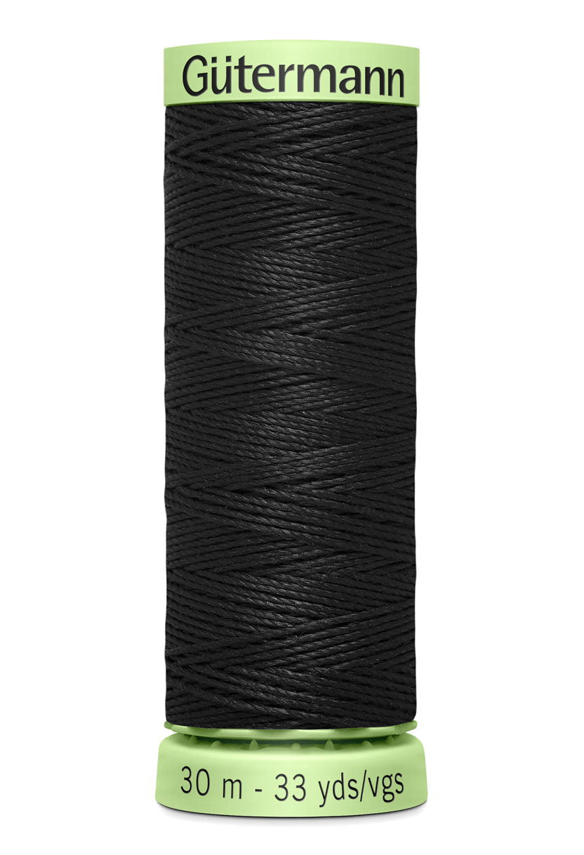 744506-000 - GUTERMANN TOP STITCH THREAD 30m 000 BLACK
