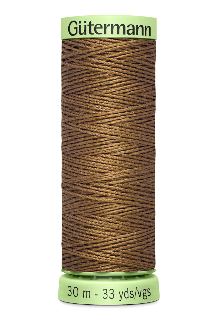 744506-124 - GUTERMANN TOP STITCH THREAD 30m 124 LIGHT BROWN