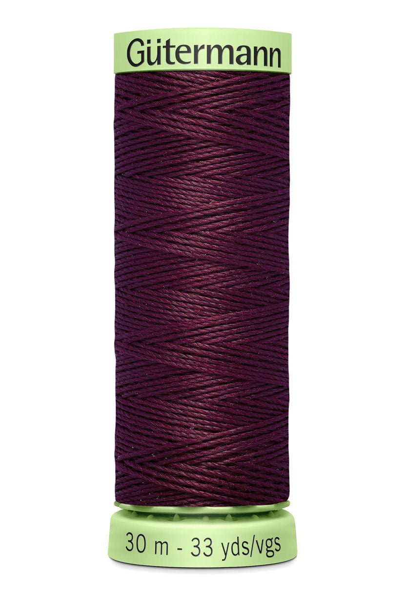 744506-130 - GUTERMANN TOP STITCH THREAD 30m 130 BLACKBERRY