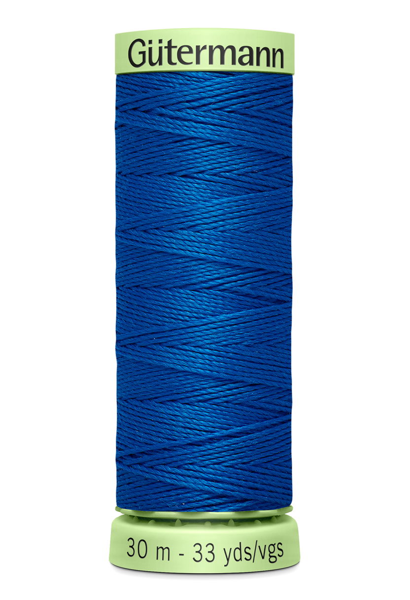 744506-322 - GUTERMANN TOP STITCH THREAD 30m 322 BLUE
