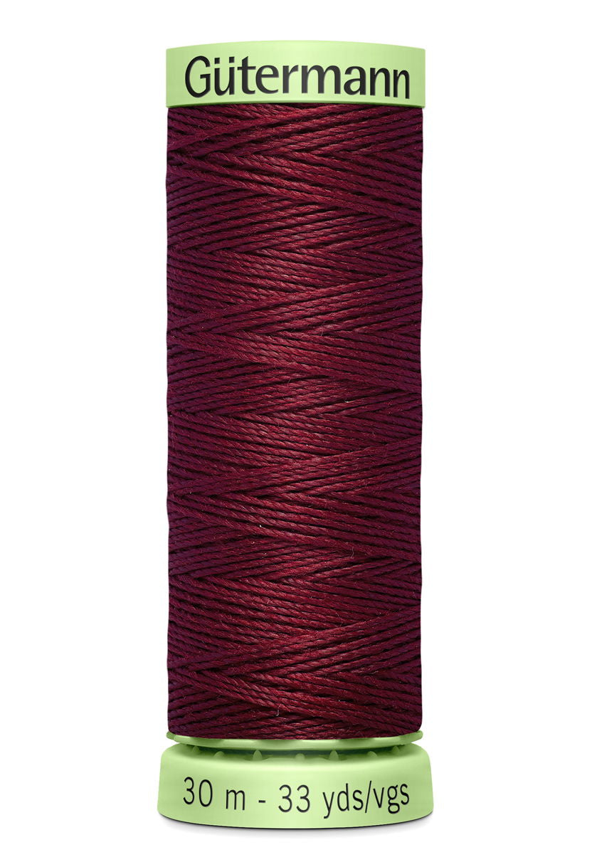 744506-369 - GUTERMANN TOP STITCH THREAD 30m 369 DK BURGUNDY