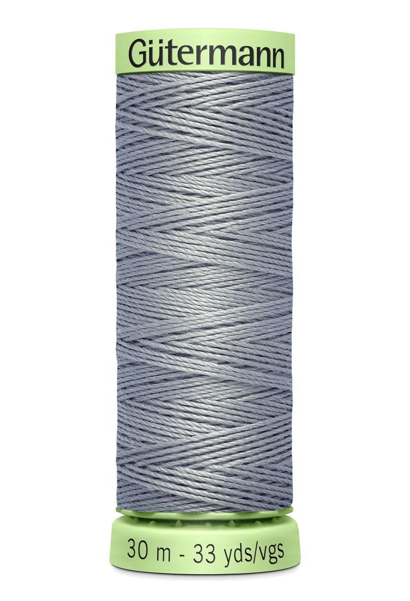 744506-40 - GUTERMANN TOP STITCH THREAD 30m 40 SILVER GREY