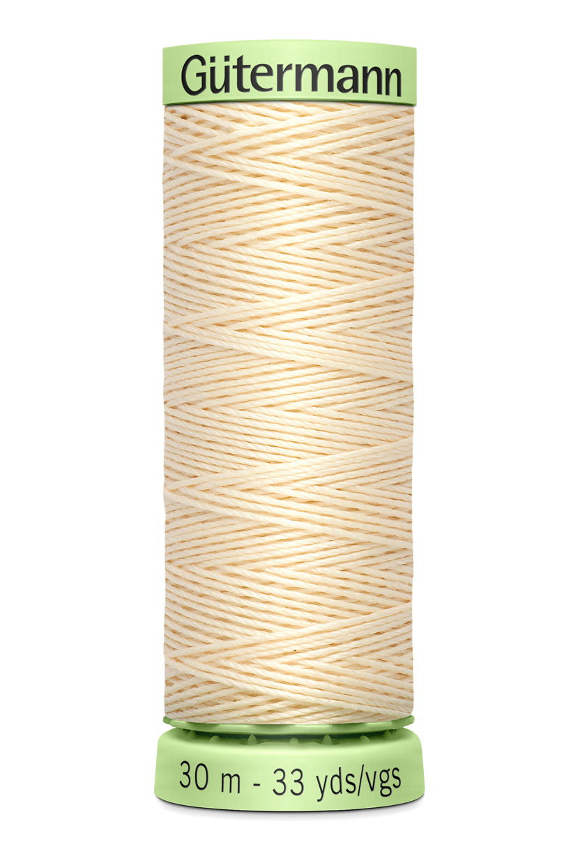744506-414 - GUTERMANN TOP STITCH THREAD 30m 414 CREAM