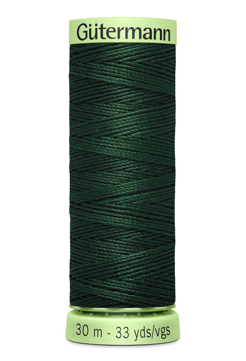 744506-472 - GUTERMANN TOP STITCH THREAD 30m 472 FOREST GREEN