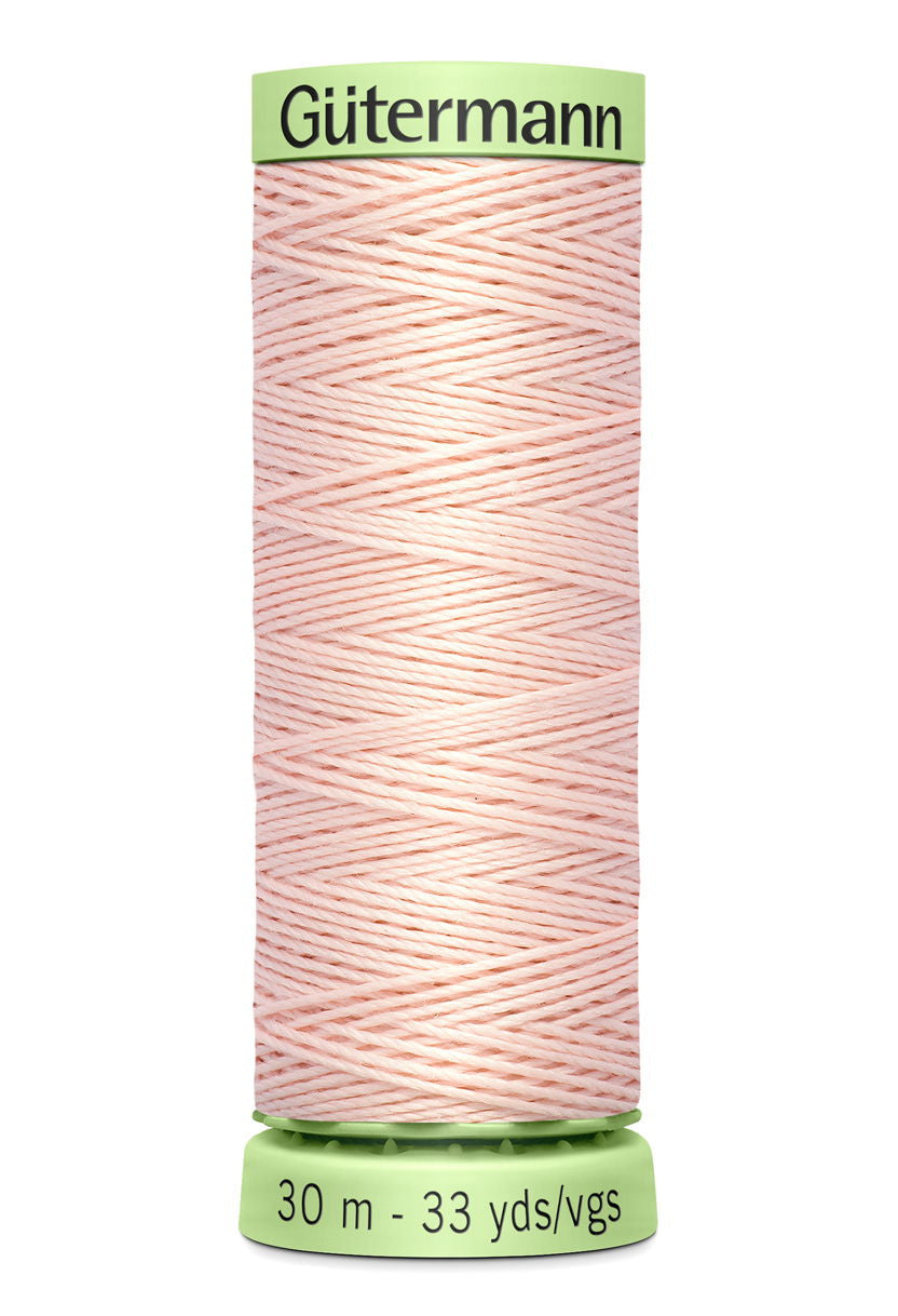 744506-658 - GUTERMANN TOP STITCH THREAD 30m 658 LIGHT PEACH
