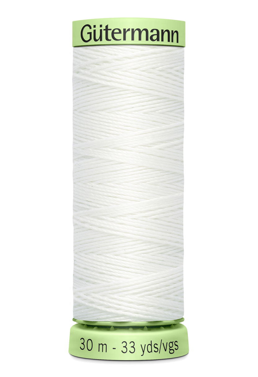 744506-800 - GUTERMANN TOP STITCH THREAD 30m 800 WHITE