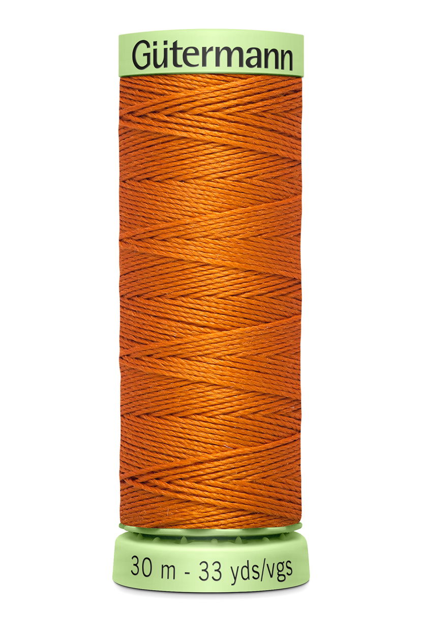 744506-982 - GUTERMANN TOP STITCH THREAD 30m 982 TORRID ORANGE