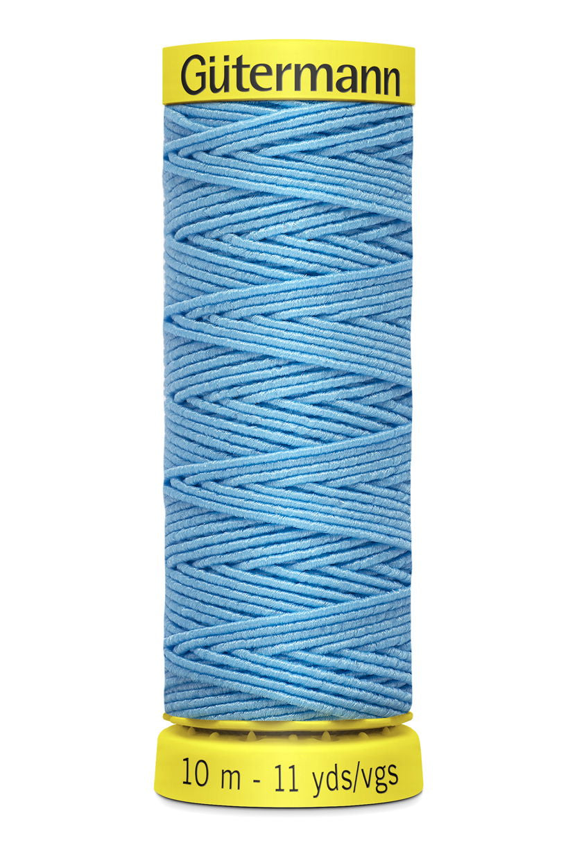 744557-6037 - GUTERMANN ELASTIC THREAD 10m 6037 BABY BLUE