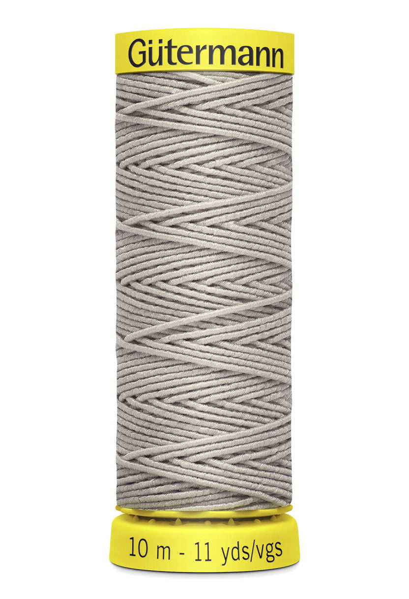 744557-8387 - GUTERMANN ELASTIC THREAD 10m 8387 LT GREY