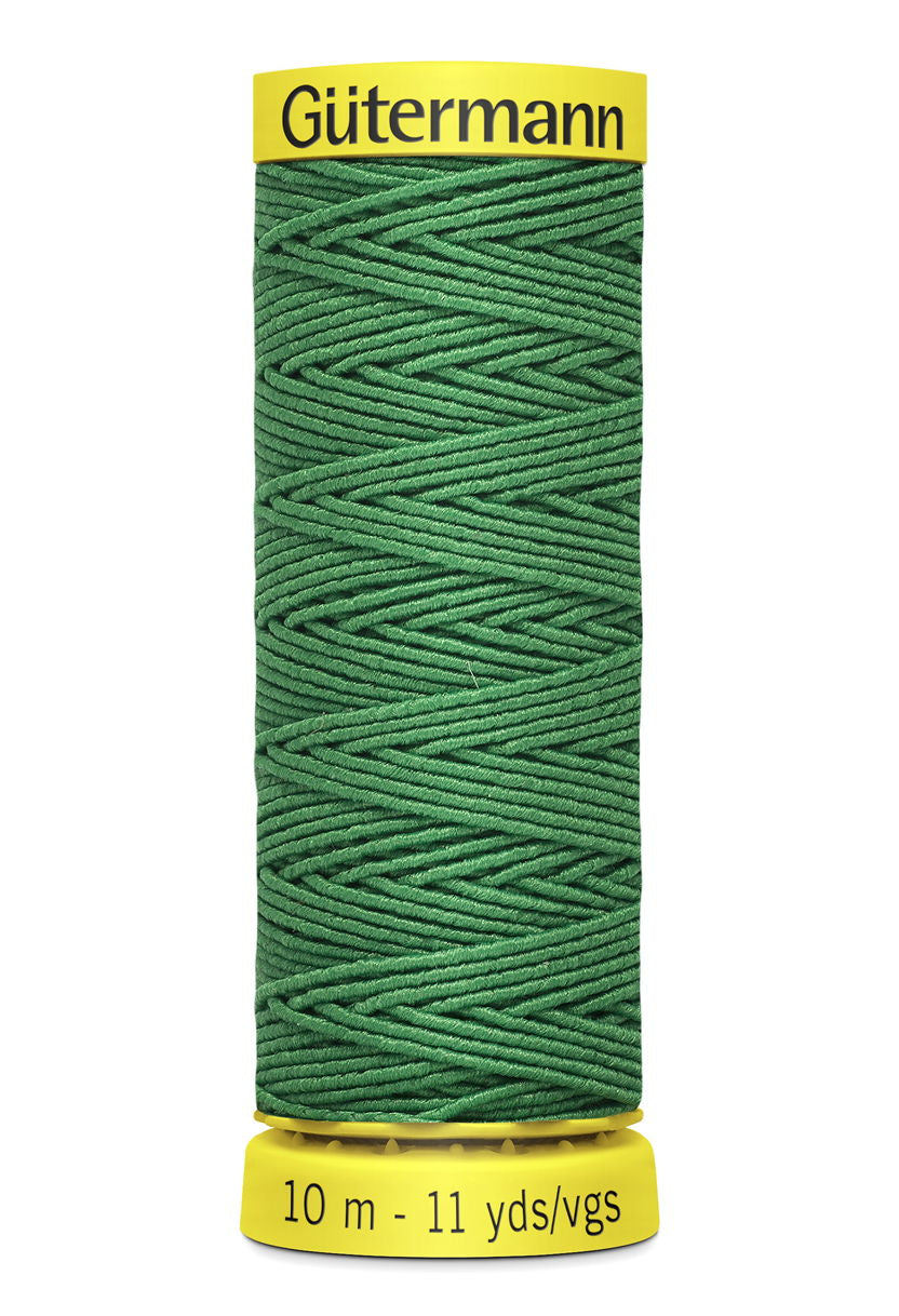 744557-8644 - GUTERMANN ELASTIC THREAD 10m 8644 DK GREEN
