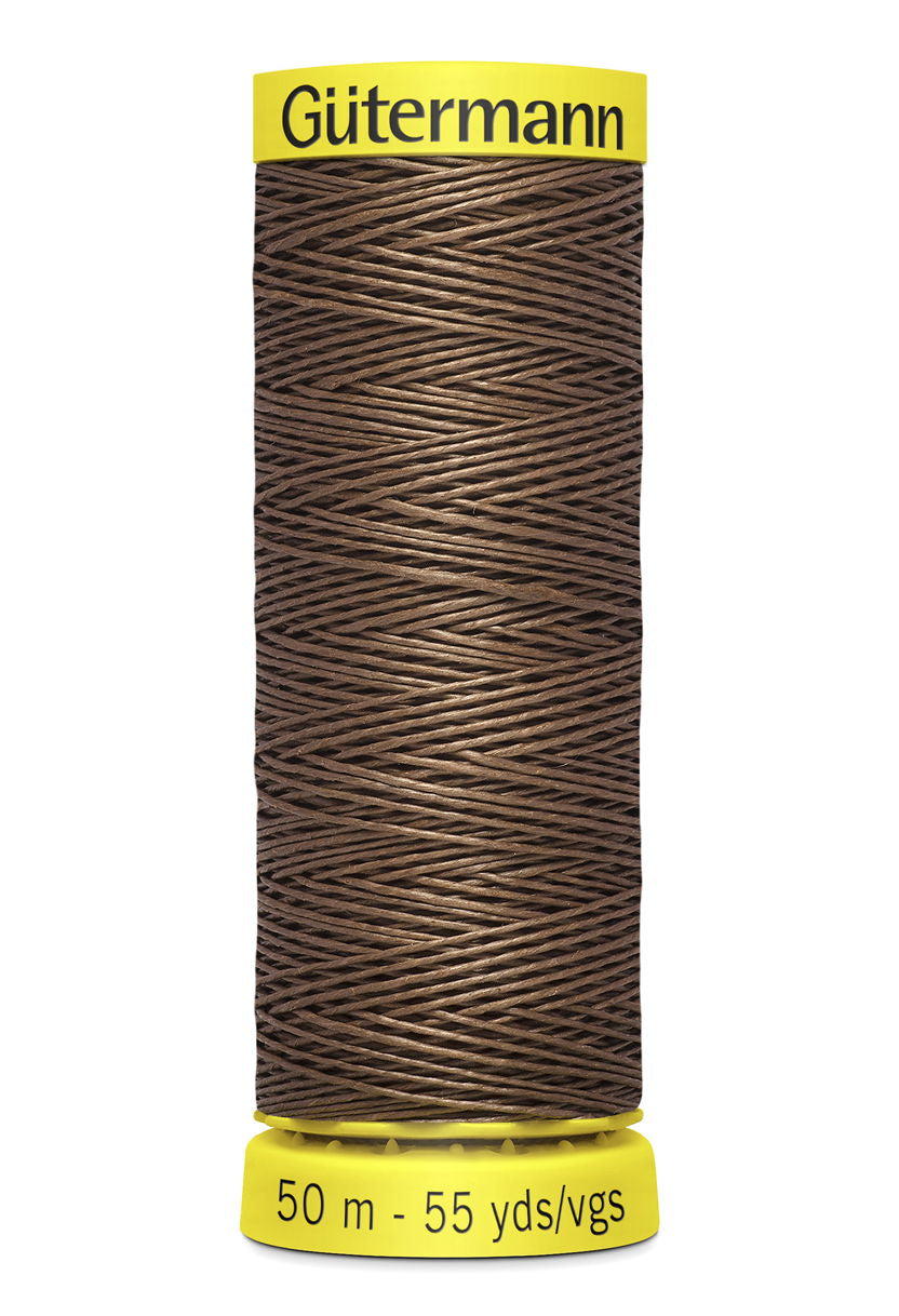 744573-1314 - GUTERMANN LINEN THREAD 50m 1314 BROWN