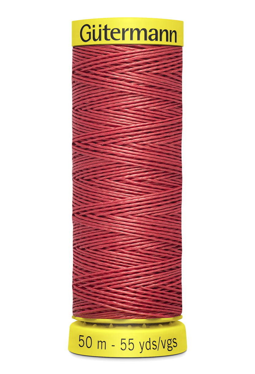 744573-4012 - GUTERMANN LINEN THREAD 50m 4012 RED