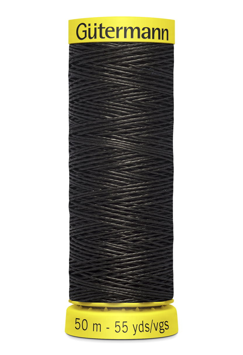 744573-7202 - GUTERMANN LINEN THREAD 50m 7202 BLACK