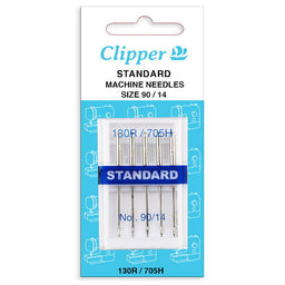75201 - CLIPPER VALUE  MACHINE NEEDLE 130R/705H SIZE 90/14  X 5