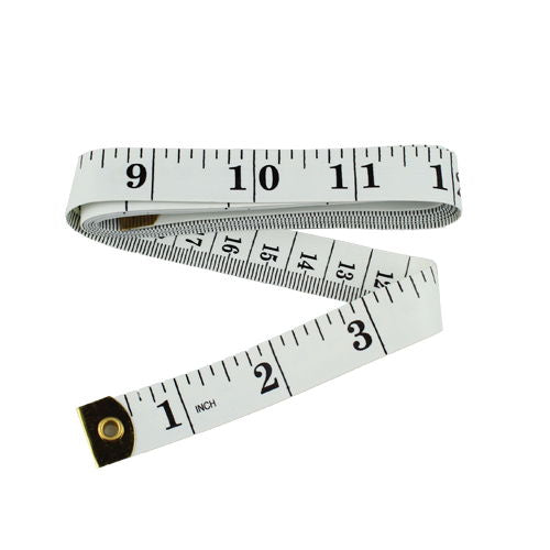 76131 - TAPE MEASURE FIBREGLASS 15 X 1500mm  MET/IMP WHITE