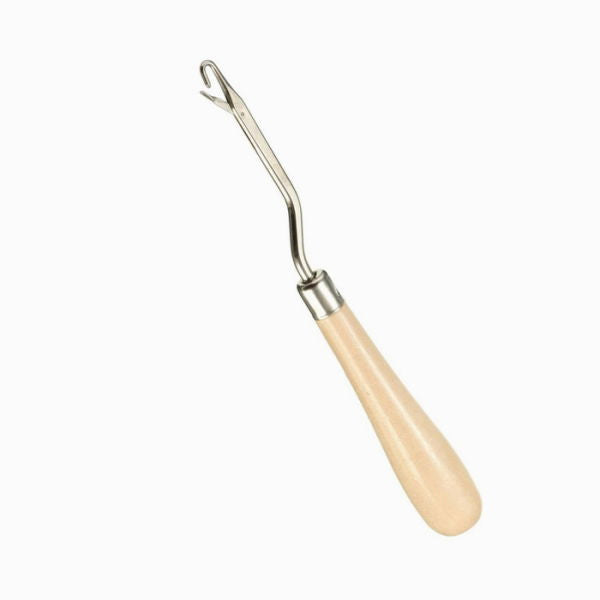 76452  LATCH-RUG HOOKS WOODHANDLE (Fine) PACK 10