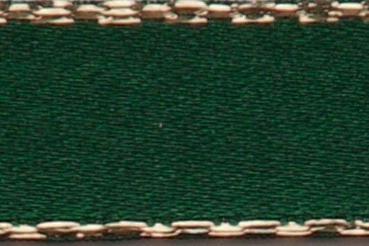 7696-25-969 - BERISFORD GOLD EDGE 25mm COL 969 FOREST