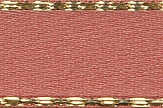 7696-25-9792 - BERISFORD GOLD EDGE 25mm COL 9792 ROSE GOLD