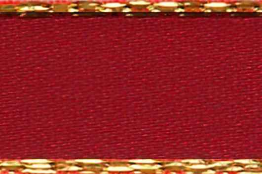 7696-3-15-30 - BERISFORD GOLD EDGE 3mm COL 15 RED X 30 METRES