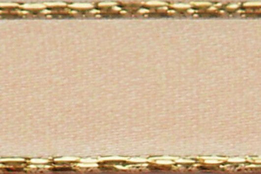 7696-3-419 - BERISFORD GOLD EDGE 3mm 419 BRIDAL WHITE