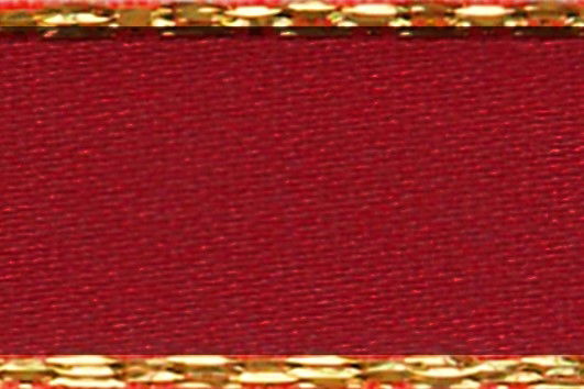 7696-7-15 - BERISFORD GOLD EDGE 7mm COL15 RED