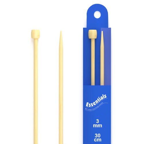 77331 - WCROFT BAMBOO KNIT PIN 30cm X 3mm