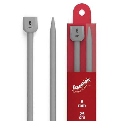 77611 - WCROFT PLASTIC KNIT PIN 25cm X 6mm