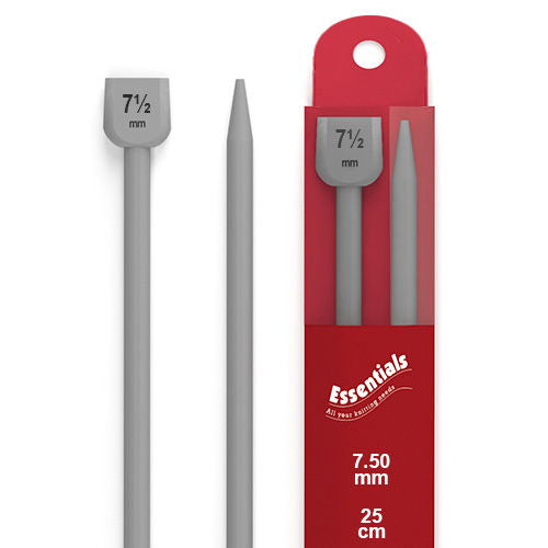 77661 - WCROFT PLASTIC KNIT PIN 25cm X 7.5mm