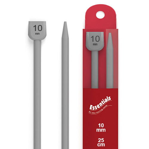 77731 - WCROFT PLASTIC KNIT PIN 25cm X 10mm