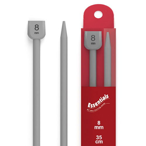 78071 - WHITECROFT PLASTIC KNIT PIN 35cm X 8mm
