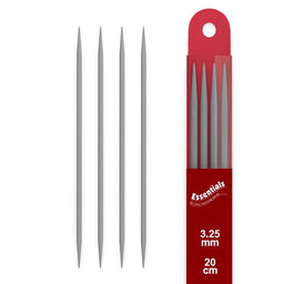 78341 - DOUBLE POINTED NEEDLES 3.25mm  X4