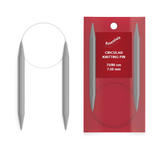 78611 - WCROFT PLASTIC CIRC KNIT PIN 80cm X 7.5mm