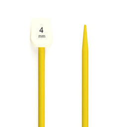 78791 - WCROFT CHILD KNIT PIN 18cm X 4mm YELLOW