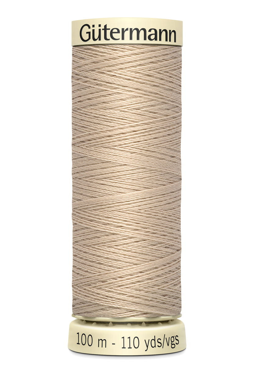 788988-198 - GUTERMANN SEW ALL THREAD 100m  198 BEIGE