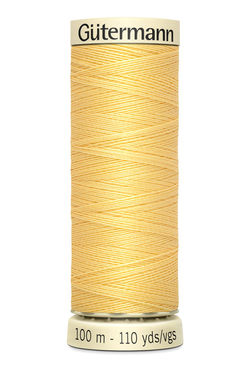 788988-7 - GUTERMANN SEW ALL THREAD 100m 7 PALE YELLOW